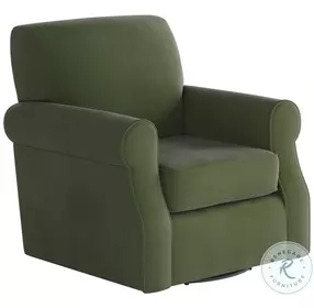 Bella Green Forrest Swivel Chair