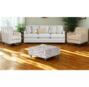 Durango Pewter Off White Living Room Set