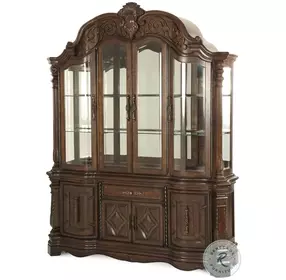 Windsor Court Vintage Fruitwood China Cabinet