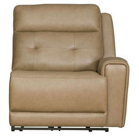 Carrington York Sand Leather RAF Power Recliner