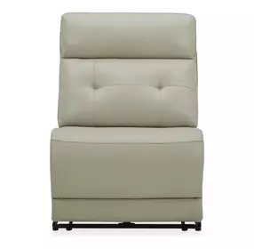 Carrington Baja Stone Leather Zero Gravity Triple Power Armless Power Recliner