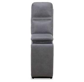 Cooper Blue Gray Leather Console with USB Charging