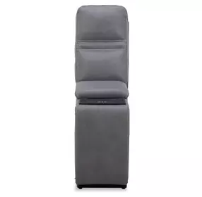 Cooper Blue Gray Leather Console with USB Charging