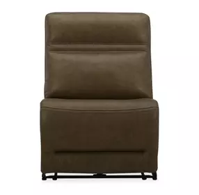 Cooper Camel Leather Zero Gravity Triple Power Armless Power Recliner