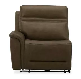 Cooper Camel Leather Zero Gravity Triple Power LAF Power Recliner with USB Charging