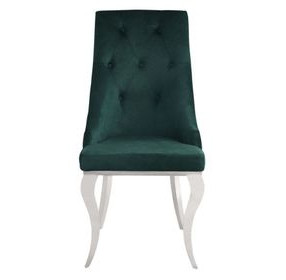 Dekel Green Upholstered Side Chair Set of 2