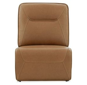 Callihan York Butternut Leather Armless Chair