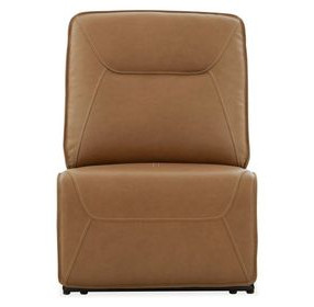 Callihan York Butternut Leather Armless Power Recliner