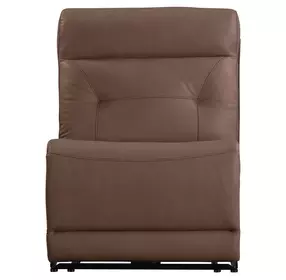 Kingswell Aline Saddle Leather Armless Power Recliner