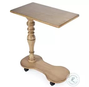 Mabry Antique Beige Mobile Tray Table