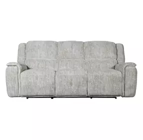 Clayfield Galactic Parchment 91" Zero Gravity Triple Power Reclining Sofa with USB Charging
