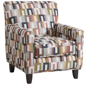 Amos Dusk Stitch Vintage Accent Chair