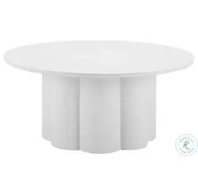 Palmier White Outdoor Coffee Table