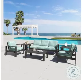 Rolig Black Outdoor Occasional Table Set