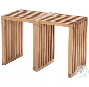 Riviera Natural Outdoor Extendable Stool Set Of 2