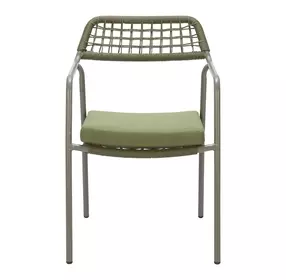 Rio Green Upholstered Outdoor Dining Chair Set of 2