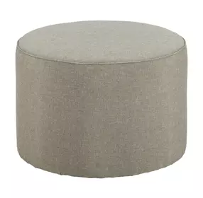 Moxy Green Upholstered Outdoor Round Ottoman