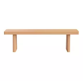 Nimone Natural Outdoor Dining Bench