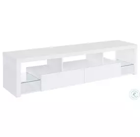 Jude High Gloss White 71" TV Stand