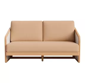 Sakina Brown Outdoor 60" Sofa