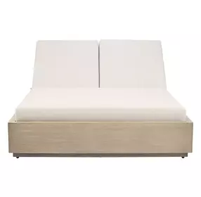 Varadero Gray Outdoor 59" Beach Double Chaise