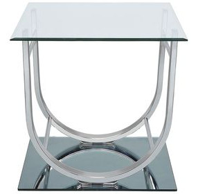 Danville Chrome U Shape End Table 