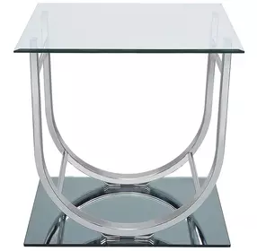 Danville Chrome U Shape End Table 