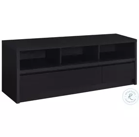 Rutland Black 59" 3 Drawer TV Stand