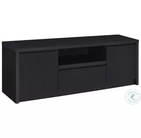 Winfield Black 60" 2 Door TV Stand