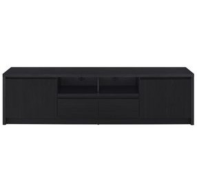Winfield Black 78" 2 Door TV Stand