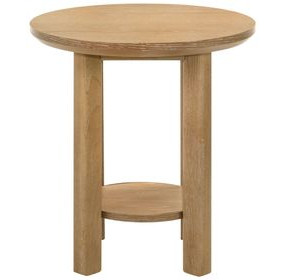 Ottowa Washed Oak Round End Table
