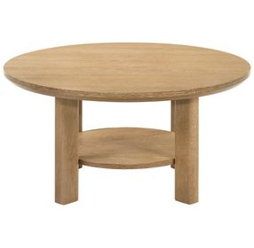 Ottowa Washed Oak Round Cocktail Table