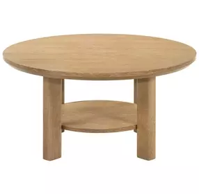 Ottowa Washed Oak Round Cocktail Table