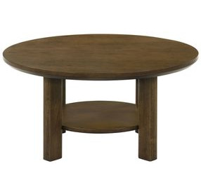 Ottowa Brown Round Cocktail Table