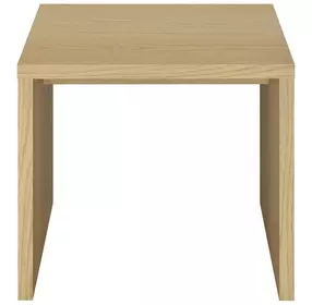 Canoga Light Oak Square End Table