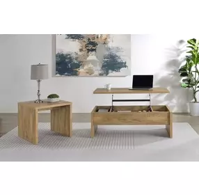 Canoga Mango Rectangular Lift Top Occassional Table Set
