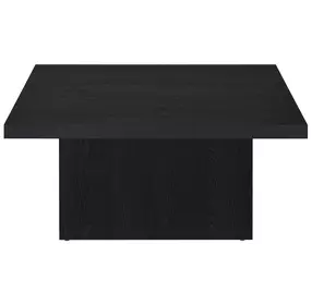Devar Black Square Coffee Table