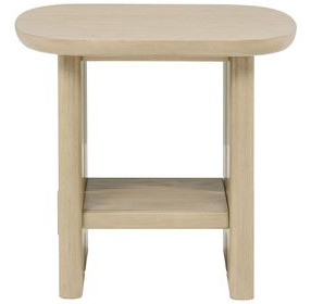 Kailani Beige Oak Square End Table