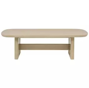 Kailani Beige Oak Rectangular Coffee Table