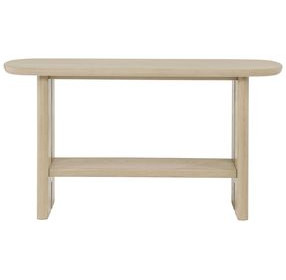 Kailani Beige Oak Rectangular Sofa Table