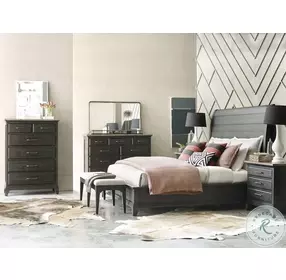 Plank Road Charcoal Eastburn Sleigh Bedroom Set