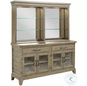 Plank Road Stone Rockland Buffet with Hutch