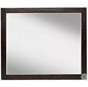 Kona Grove Rustic Chocolate Mirror