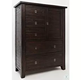 Kona Grove Chocolate Dark Brown Door Chest