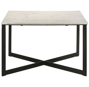 Tobin White And Black Coffee Table