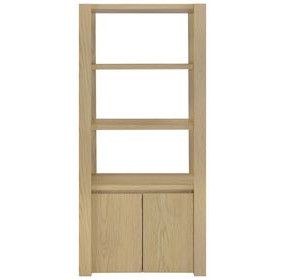 Laurelton Light Oak Media Tower with 2 Doors
