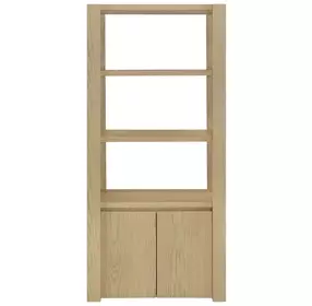 Laurelton Light Oak Media Tower with 2 Doors