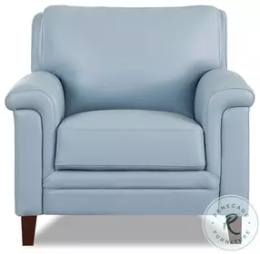 Wendover Spa Blue Top Grain Leather Chair