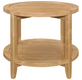 Camillo Maple Round End Table
