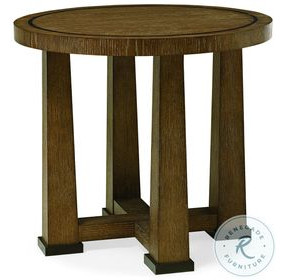 Aspen Napa Cerused And Melange Lamp Table